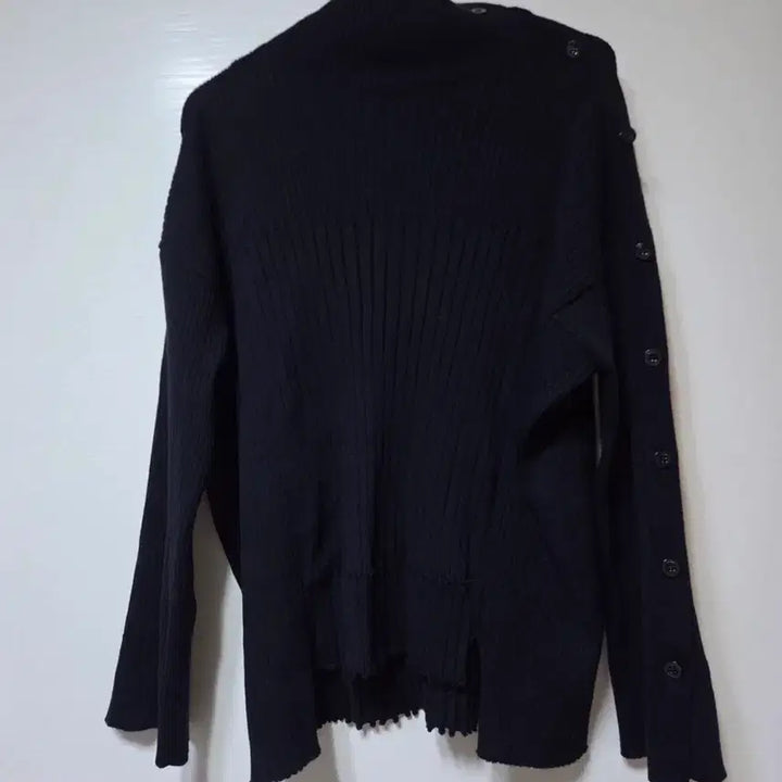 [BUNJANG] System Wool Side Button Knit Top / 한섬 24fw 시스템 울 사이드버튼 니트탑 프리
