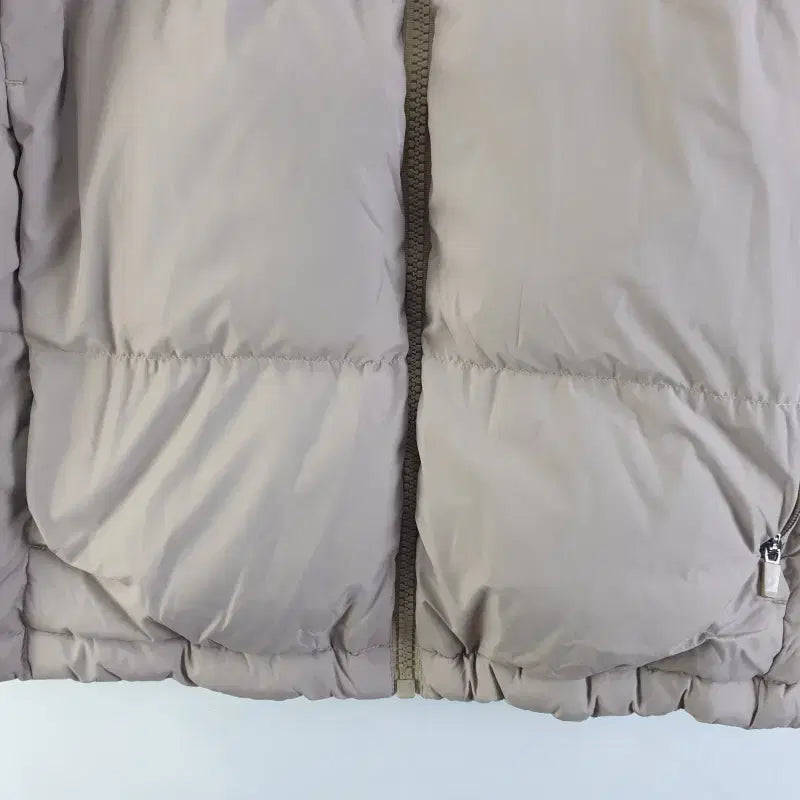 [BUNJANG] Spao Men's Beige Puffer Jacket / 스파오 남성L 베이지 푸퍼 패딩 점퍼 M1056