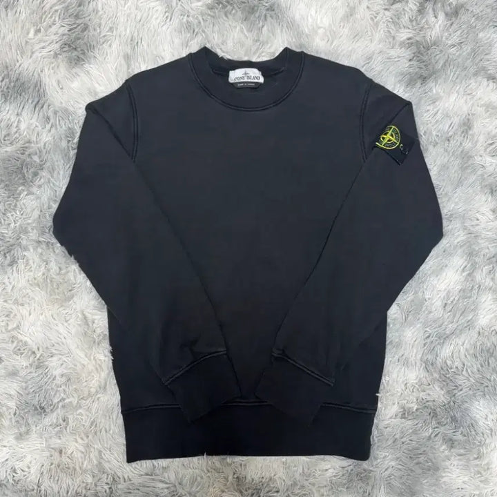 [BUNJANG] Stone Island Sweatshirt Black [S] / 스톤아일랜드 맨투맨 블랙 [S]