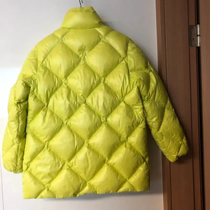 [BUNJANG] Duvetica Kiseon Gi Quilted Goose Down Padded Jacket / 듀베티카 21년 패딩 기은세 퀼팅 구스다운 139만원구입 미드 형광 몽클