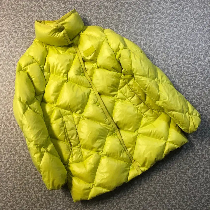 [BUNJANG] Duvetica Kiseon Gi Quilted Goose Down Padded Jacket / 듀베티카 21년 패딩 기은세 퀼팅 구스다운 139만원구입 미드 형광 몽클