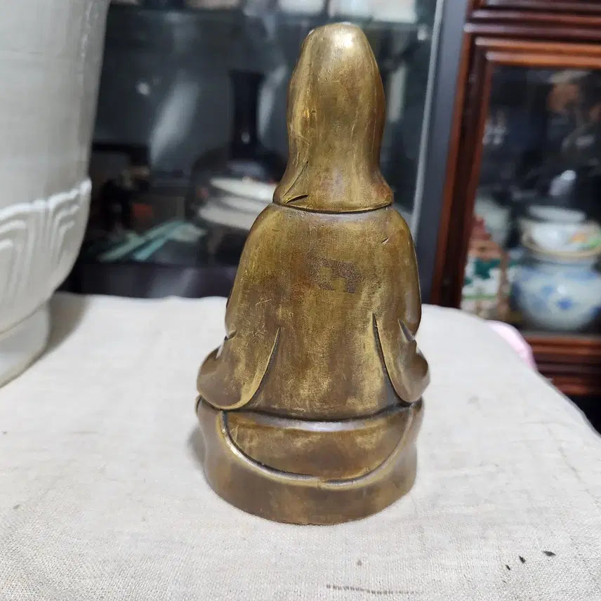 [BUNJANG] Dongje Avalokiteshvara Buddha Statue / 동제 관세음보살 불상