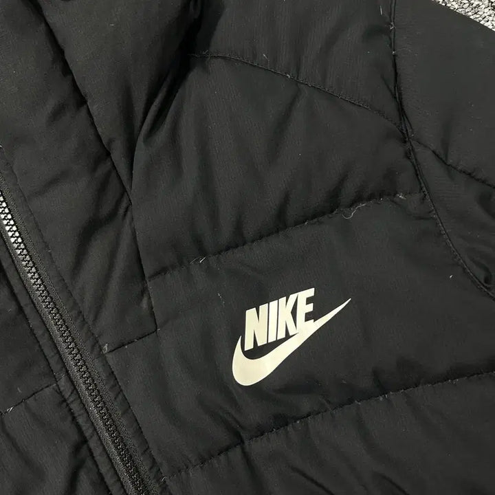 [BUNJANG] Nike Black Hooded Lightweight Padding Jacket L / 나이키 블랙 후드 경량 패딩 L