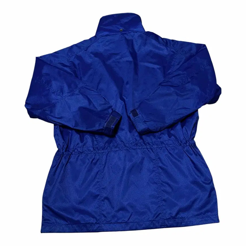 [BUNJANG] Columbia 90s Old School Deep Blue Two-Way Windbreaker Jacket / 일본판)컬럼비아 90s 올드스쿨 딥블루 투웨이 바람막이 자켓