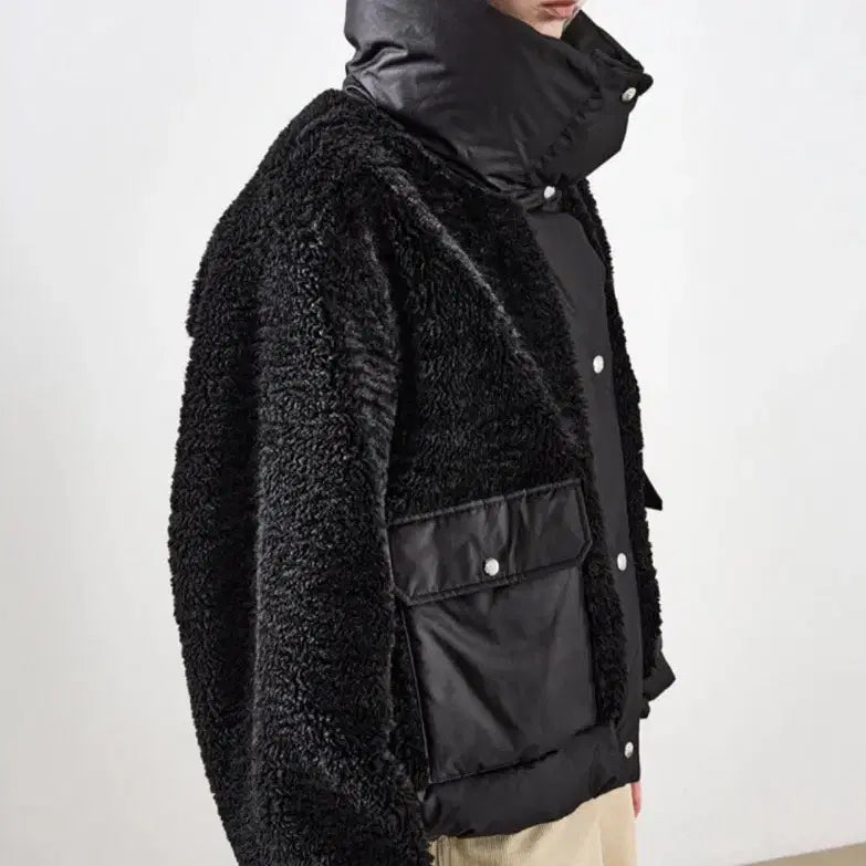 [BUNJANG] System Texture Mix High-Neck Goose Down Jumper / 한섬 25fw신상 시스템 (품절) 텍스처 믹스 하이넥 구스 다운 점퍼 5