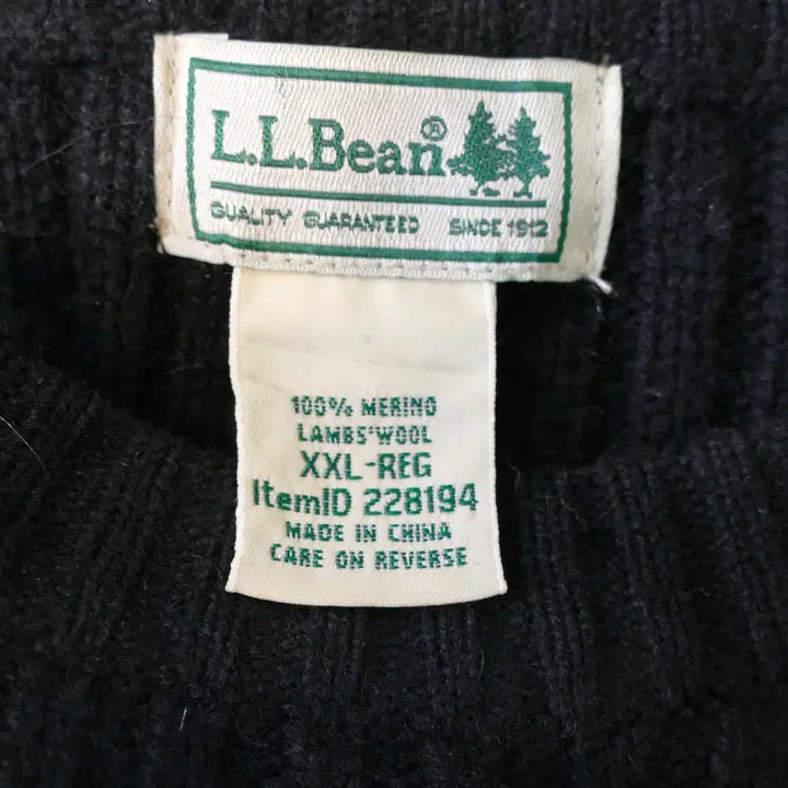 [BUNJANG] L.L.Bean Merino Wool Ribbed Knit Commando Sweater / [XXL] 엘엘빈 L.LBean 메리노 울 리브 니트 코만도 스웨터