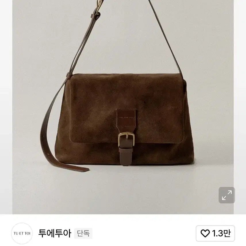 [BUNJANG] 22A Mamas Bag Brown Tote / 투에투아 마마스백 브라운