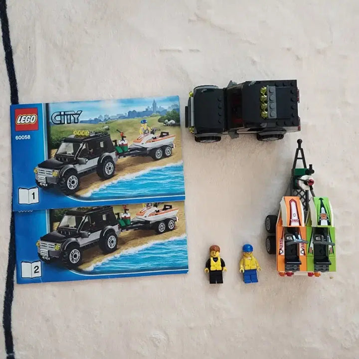[BUNJANG] Lego City 60058 SUV Boat / 레고 시티 60058 SUV 보트