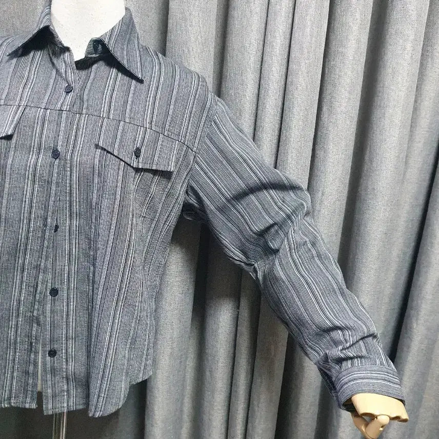 [BUNJANG] Paprika Stripe Shirt / 파프리카 스트라이프 셔츠