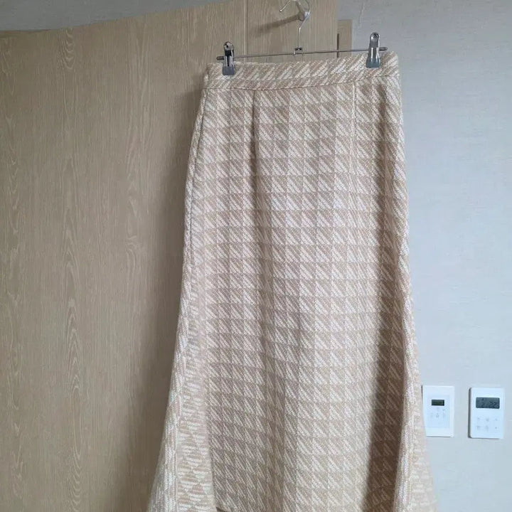 [BUNJANG] Checkered Long Skirt / 체크 롱 스커트