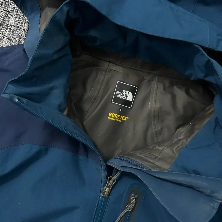 [BUNJANG] The North Face Blue Gore-Tex Windbreaker Jacket L / 노스페이스 블루 고어텍스 바람막이 L