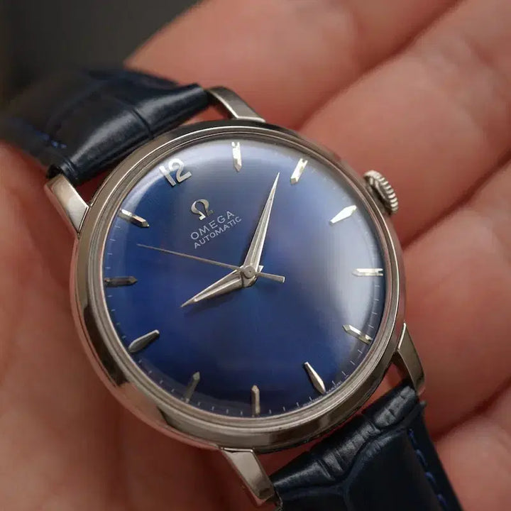 [BUNJANG] Omega Automatic Blue Dial Vintage Watch / 빈티지 오메가 청판 오토매틱