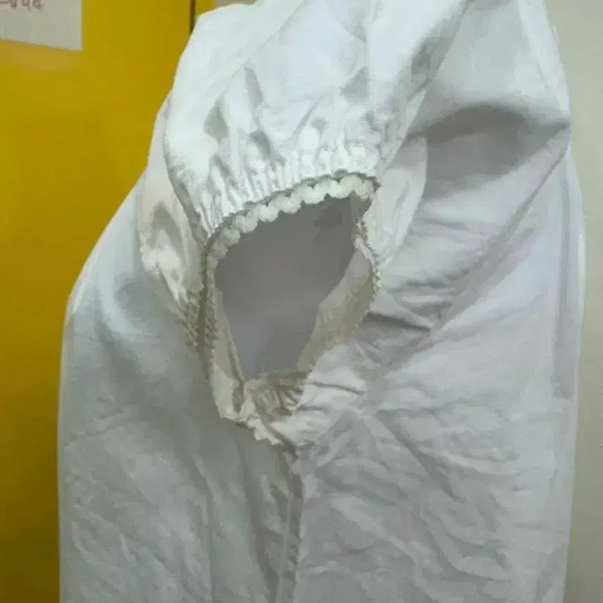 [BUNJANG] Yeori Fit White Puff Blouse / 여리핏 화이트 퍼프 블라우스 9R/55-66 추천/체형커버