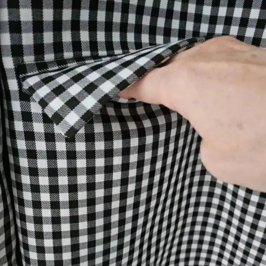 [BUNJANG] ZIFFER Check Oversized Jacket / 오버핏 자켓 봄가을용 미착용