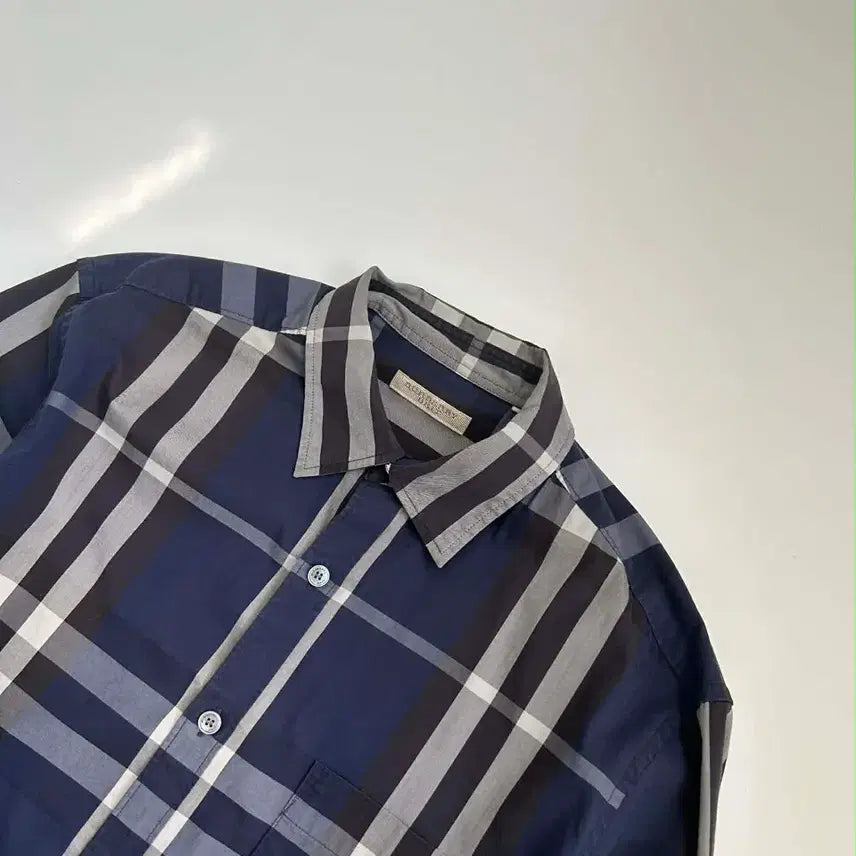 [BUNJANG] Burberry Brit Nova Check Shirt / [M] 버버리 브릿 노바체크 셔츠