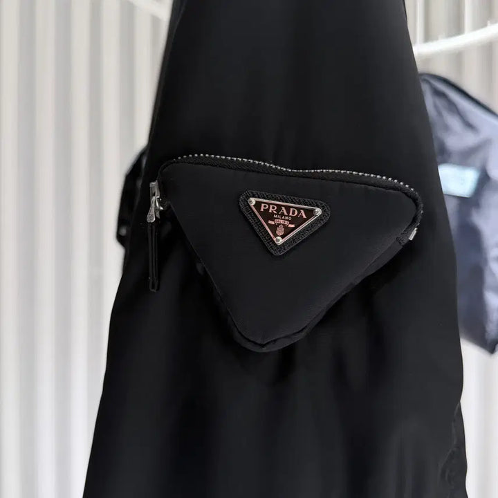 [BUNJANG] Prada Raf Simons Re-Nylon Black Bomber Jacket / ( S+ / L ) 프라다 라프시몬스 리나일론 블랙 봄버 자켓