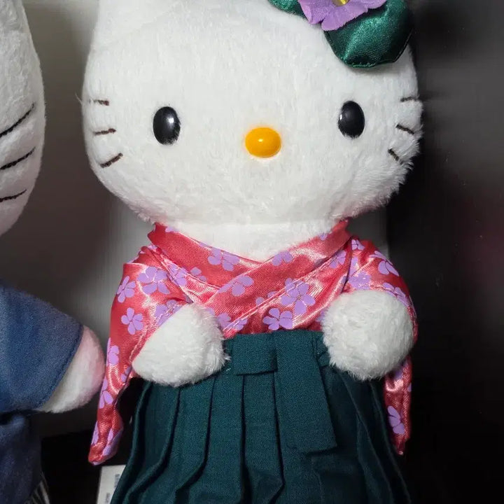 [BUNJANG] Vintage Hello Kitty & Dear Daniel Kimono Doll Set / 빈티지 기모노 키티 디어다니엘 인형 세트