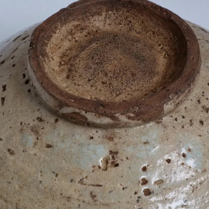 [BUNJANG] Early Joseon Buncheong Ware Tea Bowl / 조선초기 분청사기 반 덤벙 다완