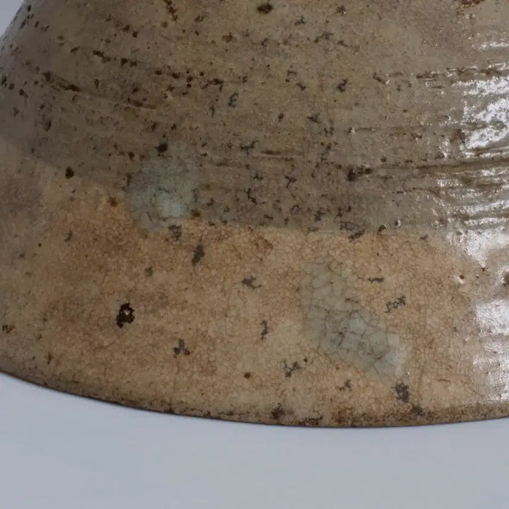 [BUNJANG] Early Joseon Buncheong Ware Tea Bowl / 조선초기 분청사기 반 덤벙 다완