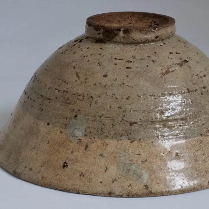 [BUNJANG] Early Joseon Buncheong Ware Tea Bowl / 조선초기 분청사기 반 덤벙 다완