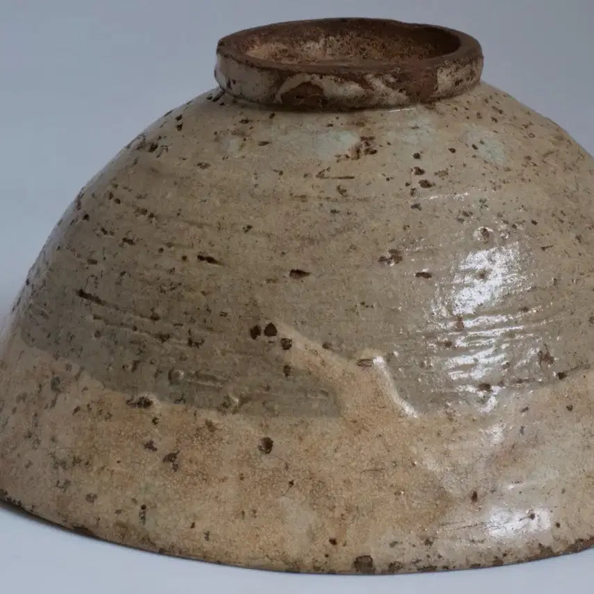 [BUNJANG] Early Joseon Buncheong Ware Tea Bowl / 조선초기 분청사기 반 덤벙 다완