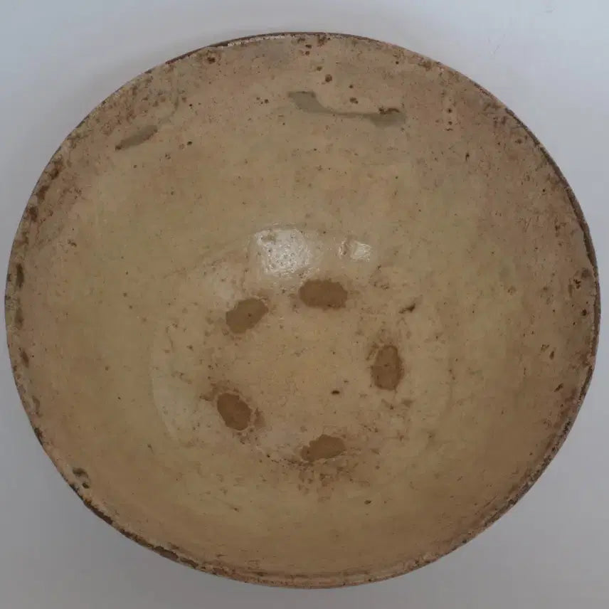 [BUNJANG] Early Joseon Buncheong Ware Tea Bowl / 조선초기 분청사기 반 덤벙 다완