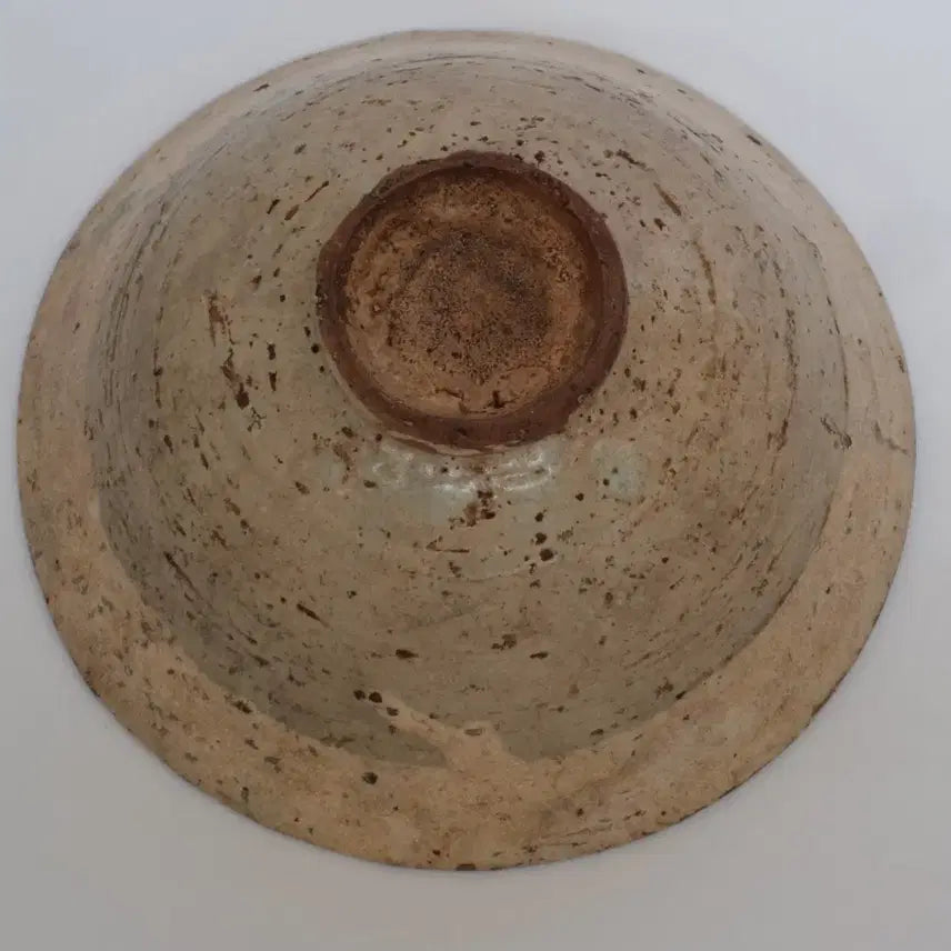 [BUNJANG] Early Joseon Buncheong Ware Tea Bowl / 조선초기 분청사기 반 덤벙 다완
