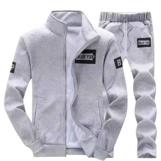 [BUNJANG] SHAN YES Gray Training Suit Set / SHAN YES 회색 트레이닝복 세트100. 105