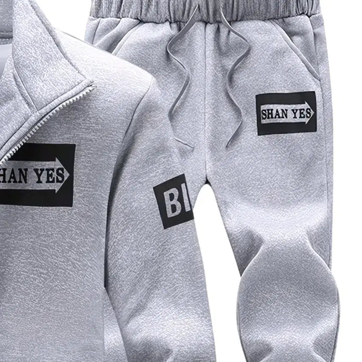 [BUNJANG] SHAN YES Gray Training Suit Set / SHAN YES 회색 트레이닝복 세트100. 105