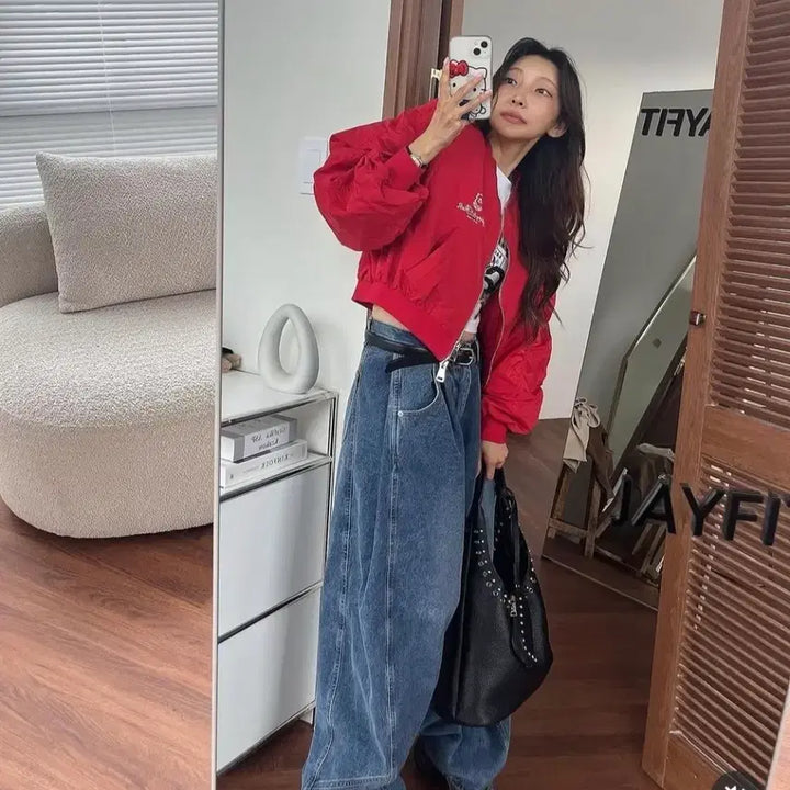 [BUNJANG] J.Fit Crop Jumper / 제이핏 크롭점퍼