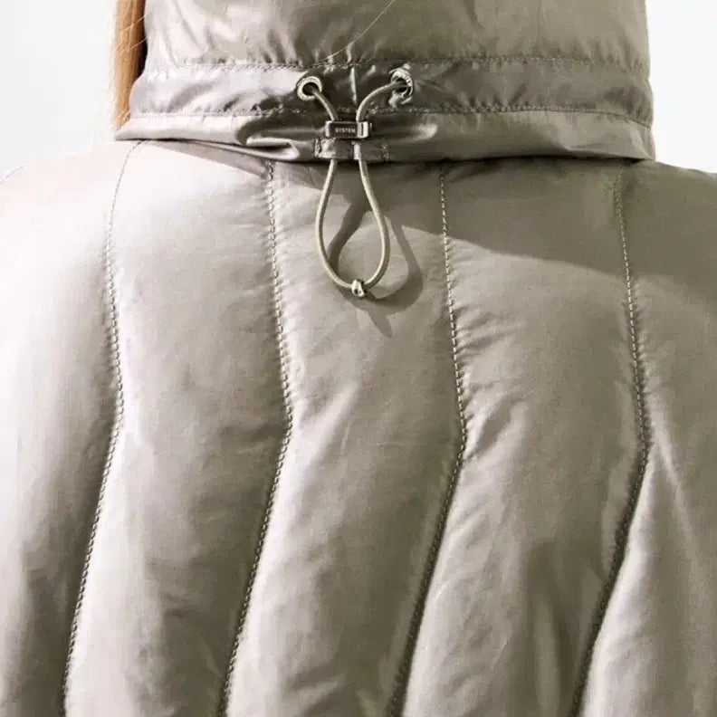 [BUNJANG] System Quilted Drawstring Goose Down Jacket / 한섬 25fw신상 시스템 (품절) 퀄티드 드로우스트링 구스다운 점퍼 55