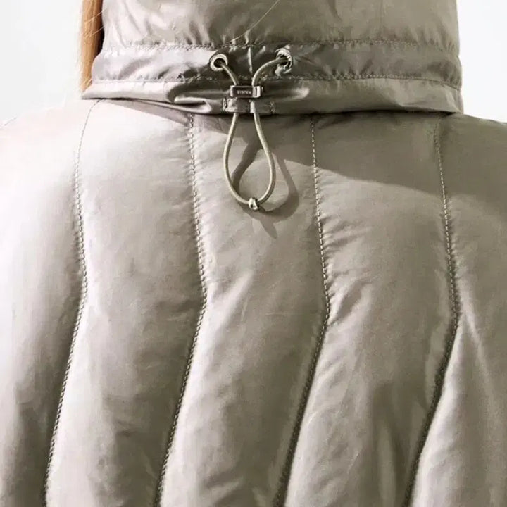 [BUNJANG] System Quilted Drawstring Goose Down Jacket / 한섬 25fw신상 시스템 (품절) 퀄티드 드로우스트링 구스다운 점퍼 55