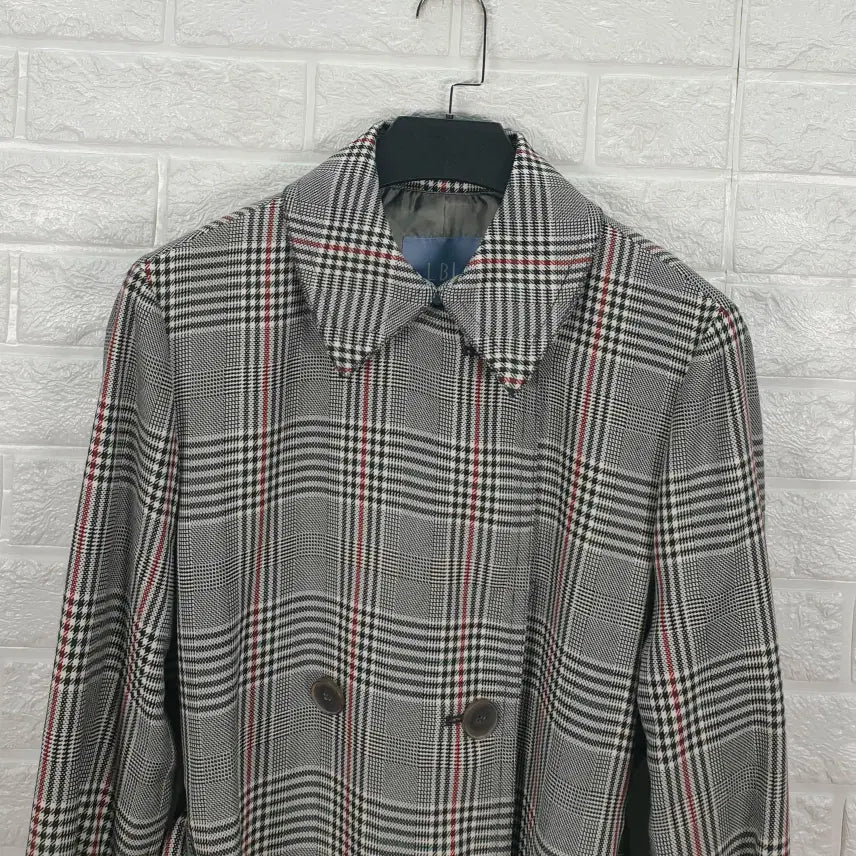 [BUNJANG] LBL Check Trench Coat / [55]LBL 체크 트렌치 코트(새상품)