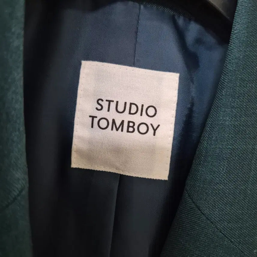 [BUNJANG] Studio Tomboy Dark Green Blazer / 스튜디오 톰보이 다크 그린 블레이저
