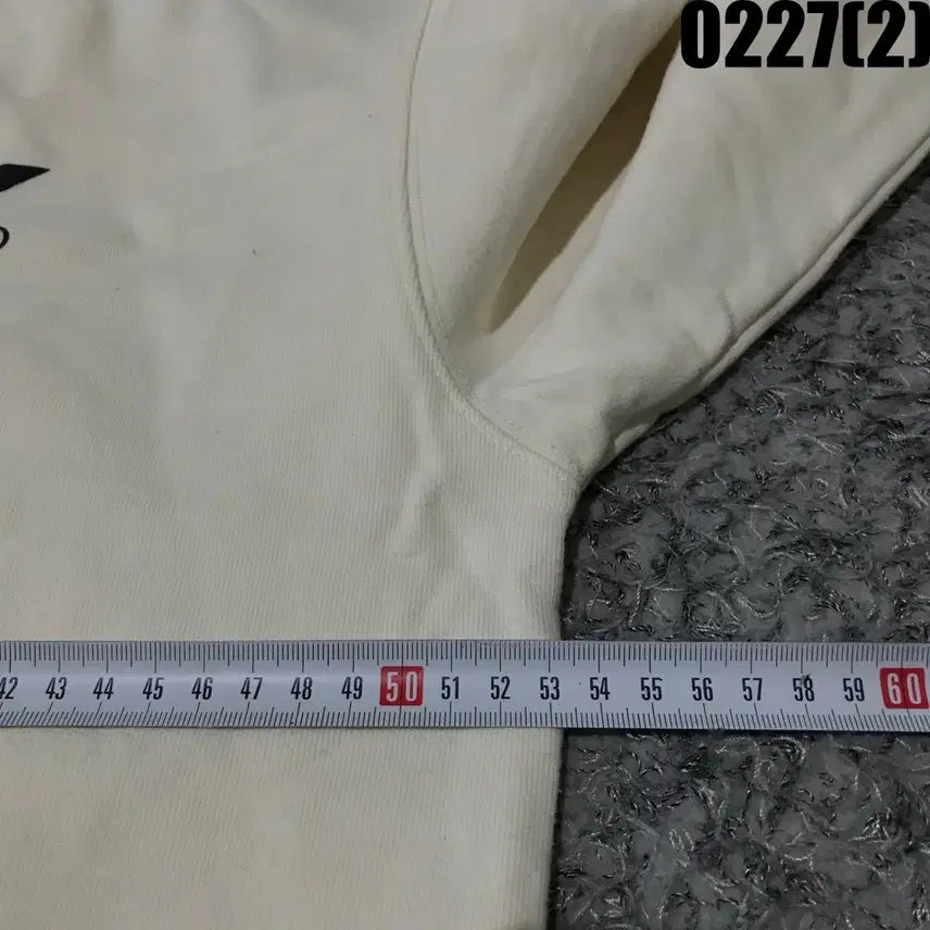 [BUNJANG] NERDY Logo Sweatshirt Ivory S / 널디 NERDY 로고 맨투맨 아이보리 s