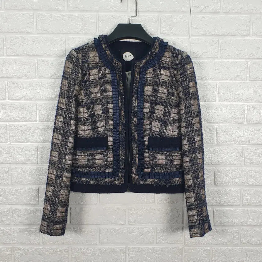 [BUNJANG] Enc Tweed Crop Jacket / [55]Enc 트위드 크롭 자켓