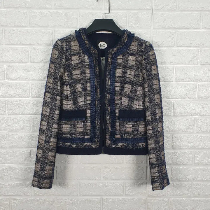 [BUNJANG] Enc Tweed Crop Jacket / [55]Enc 트위드 크롭 자켓