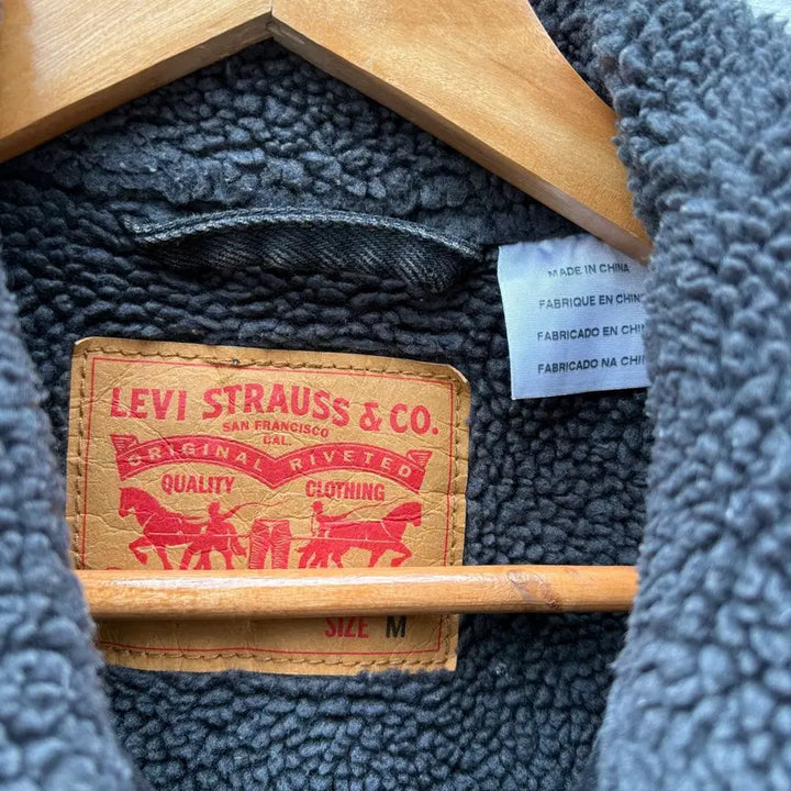 [BUNJANG] Levi's Denim Sherpa Jacket / Levis 리바이스 데님 쉐르파 자켓