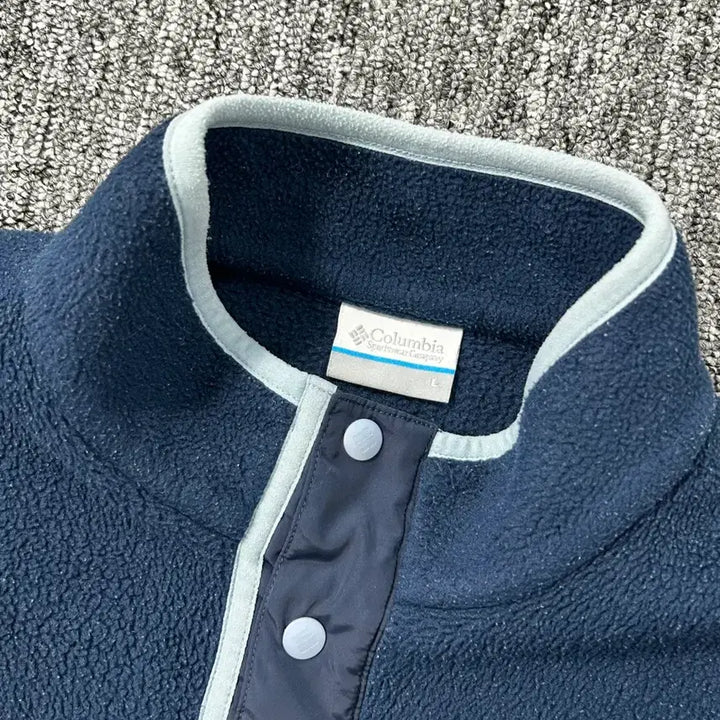 [BUNJANG] Columbia Half Snap Fleece L / 컬럼비아 하프 스냅 버튼 플리스 L
