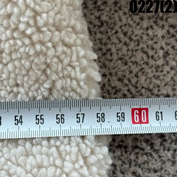 [BUNJANG] Vintage Ivory Toggle Short Coat L / 빈티지 아이보리 뽀글이 떡볶이 숏 코트 L