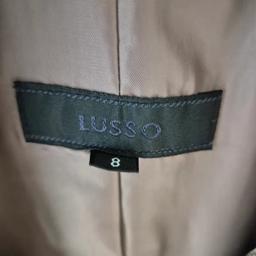 [BUNJANG] Lusso Check Wool Long Coat / 루쏘 체크 울 롱코트