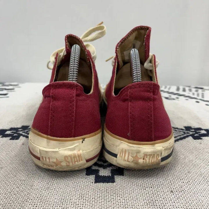 [BUNJANG] Converse Red Wine Low Sneakers 270 / 컨버스 레드와인 로우 스니커즈 270 E02346