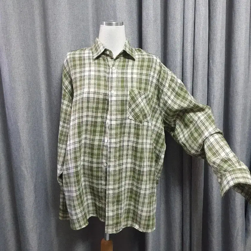 [BUNJANG] Around Cover Western Check Shirt / 어라운드커버 웨스턴 체크남방