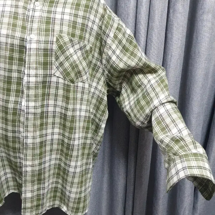 [BUNJANG] Around Cover Western Check Shirt / 어라운드커버 웨스턴 체크남방