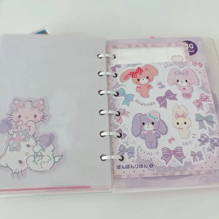 [BUNJANG] Sanrio Hello Kitty Custom Diary Set / 산리오 키티 다이어리 커스텀 고전키티 다이어리 셋업