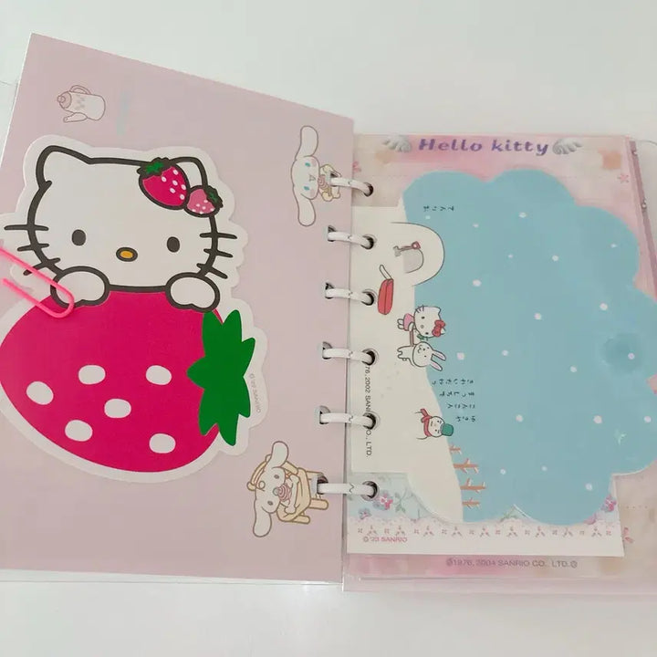 [BUNJANG] Sanrio Hello Kitty Custom Diary Set / 산리오 키티 다이어리 커스텀 고전키티 다이어리 셋업