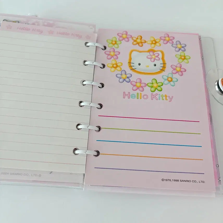 [BUNJANG] Sanrio Hello Kitty Custom Diary Set / 산리오 키티 다이어리 커스텀 고전키티 다이어리 셋업