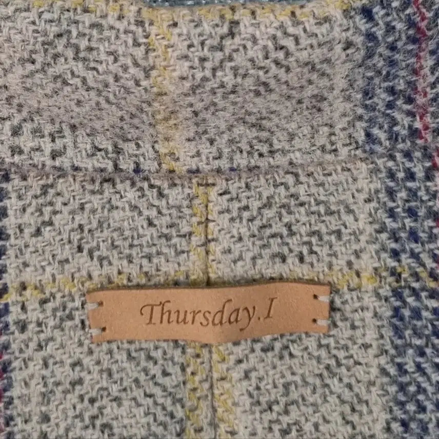 [BUNJANG] Thursday Island Check Wool Blend Jacket / S ) 써스데이아일랜드 체크 울혼방 자켓