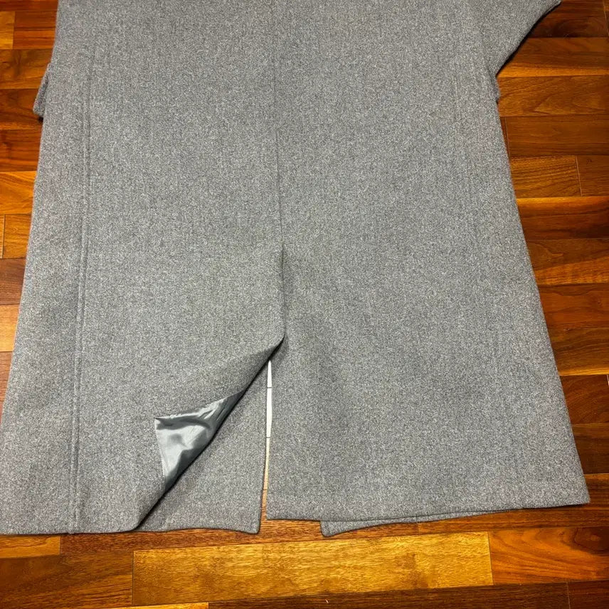 [BUNJANG] Gray Heavy Balmacaan Coat / 그레이 헤비 발마칸 코트