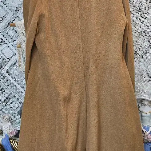 [BUNJANG] Max Mara Camel Double Button Long Coat / 이탈리아의 여성 패션 브랜드인 막스마라 카멜색 더블 버튼 롱 코트